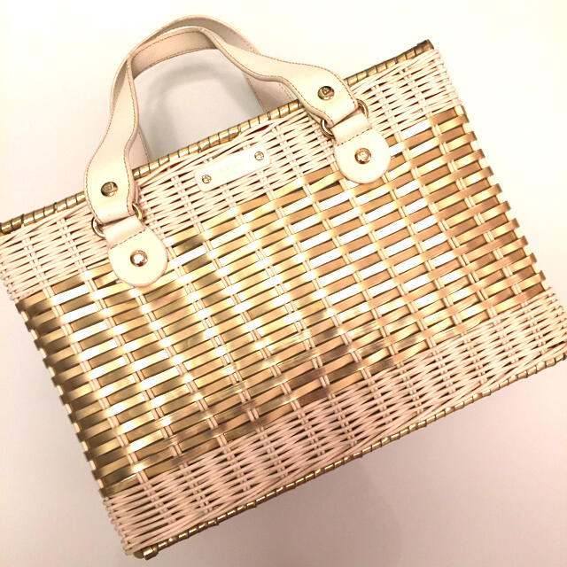 バッグ kate spade new york - ケイトスペード かごバッグ kate spade
