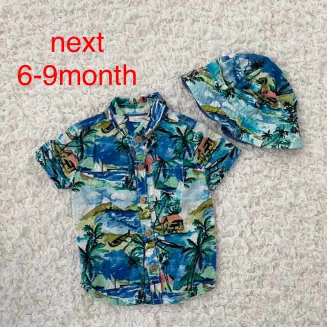 NEXT(ネクスト)のnext シャツと帽子セット キッズ/ベビー/マタニティのベビー服(~85cm)(シャツ/カットソー)の商品写真