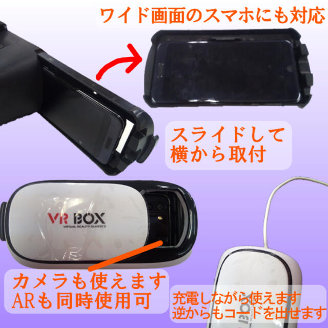 新品未使用！保護シール付きVRBOX スマホ/家電/カメラのテレビ/映像機器(プロジェクター)の商品写真