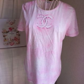 シャネル(CHANEL)の美品　CHANELマイアミコレクションTシャツ42(Tシャツ/カットソー(半袖/袖なし))