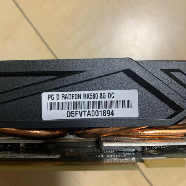 ASRock AMD Radeon RX580 スマホ/家電/カメラのPC/タブレット(PCパーツ)の商品写真