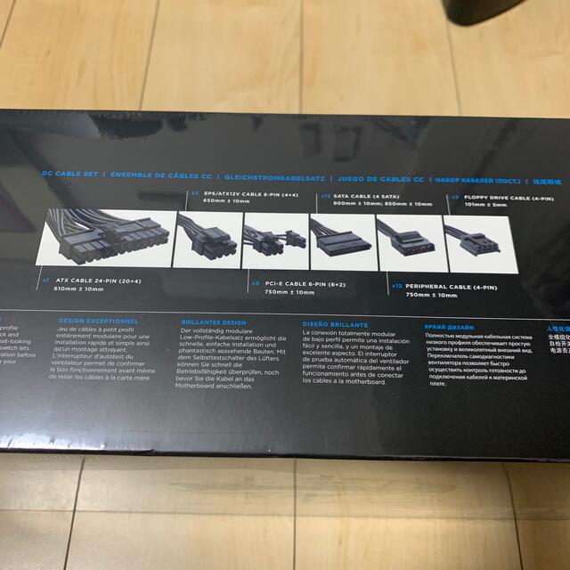 未開封 CORSAIR HX850i 80PLUS PLATINUM スマホ/家電/カメラのPC/タブレット(PCパーツ)の商品写真