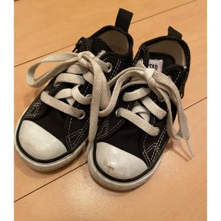 コンバース(CONVERSE)のコンバース　ブラック　15センチ(スニーカー)