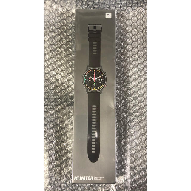 Xiaomi mi watch ブラック系カラー 新品未開封 日本語対応 ◎ メンズの時計(腕時計(デジタル))の商品写真