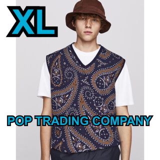 シュプリーム(Supreme)のPOP TRADING COMPANY PAISLEY VEST XL 1LDK(ベスト)