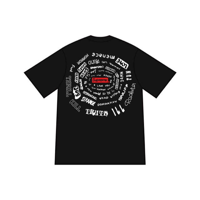 Supreme Spiral Tee Black XL 本日限定価格ナイキ