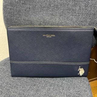 ポロラルフローレン(POLO RALPH LAUREN)のユーエスポロアッスン クラッチバッグ  ネイビー　(セカンドバッグ/クラッチバッグ)