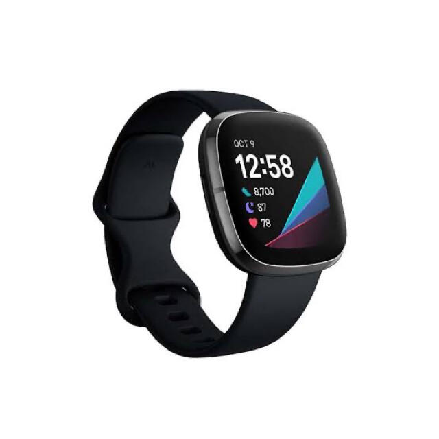 【新品未開封】Ｆｉｔｂｉｔ　Ｓｅｎｓｅ　カーボン/グラファイト