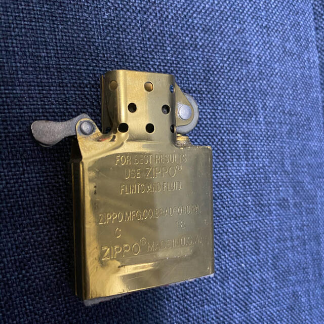 ZIPPO(ジッポー)のコンスタンティン 真鍮無垢 zippo メンズのファッション小物(タバコグッズ)の商品写真