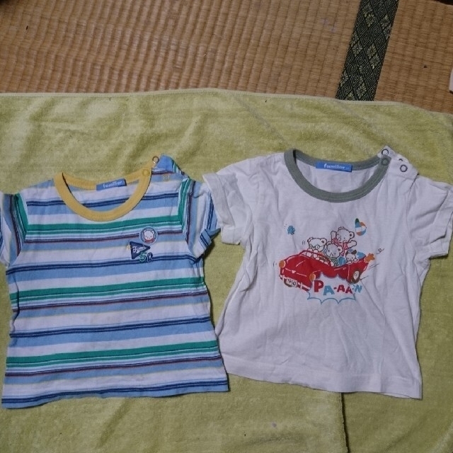 familiar(ファミリア)のファミリア tシャツ 90cm 2枚 キッズ/ベビー/マタニティのキッズ服男の子用(90cm~)(Tシャツ/カットソー)の商品写真