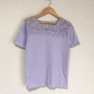 ナイスクラップ(NICE CLAUP)のayuri様専用● ナイスクラップ　ボタニカル刺繍、きれい色リブカットソー　(カットソー(半袖/袖なし))