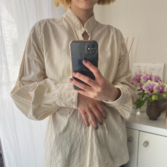 Lochie(ロキエ)のvintage linen shirt レディースのトップス(シャツ/ブラウス(長袖/七分))の商品写真