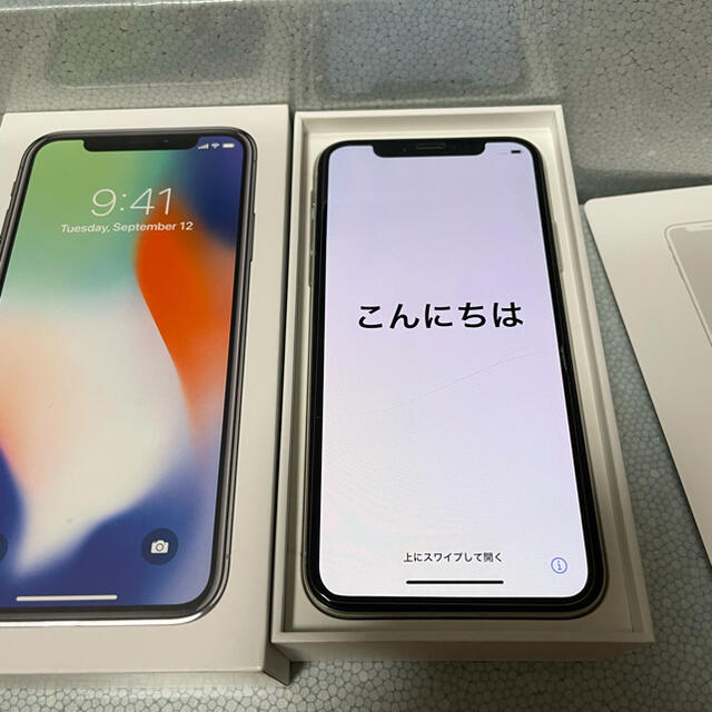 iPhone X 64GB シルバー - スマートフォン本体