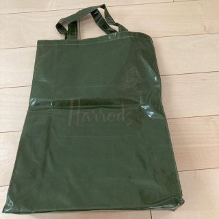 ハロッズ(Harrods)のハロッズトートバック、緑、お値下げ‼️(トートバッグ)