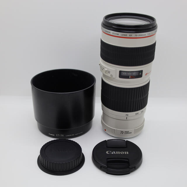 Canon(キヤノン)の値下げ中　Canon EF 70-200mm F4 L USM スマホ/家電/カメラのカメラ(レンズ(ズーム))の商品写真