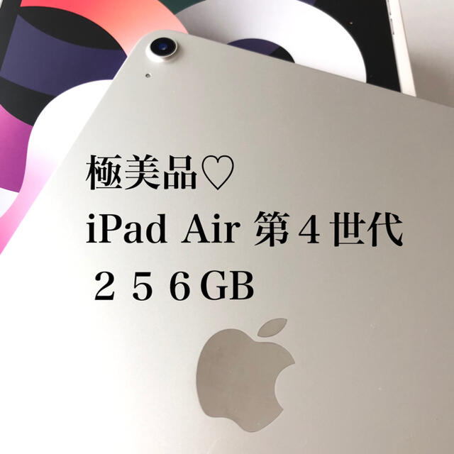 スマホ/家電/カメラ極美品⭐︎iPad Air 第4世代⭐︎256GB⭐︎シルバー