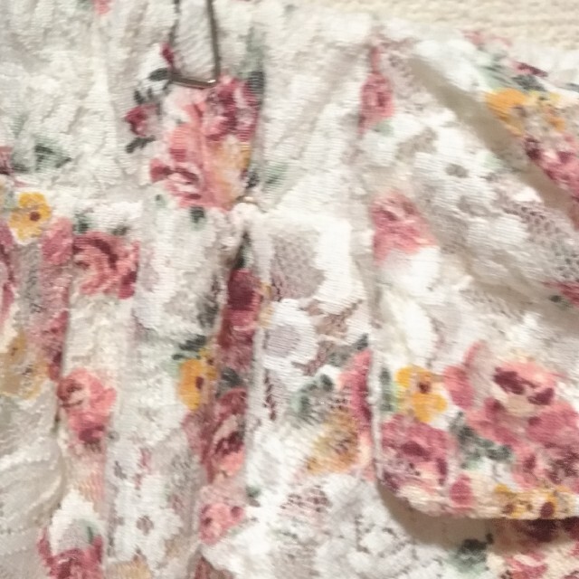 LIZ LISA(リズリサ)のミイちゃん樣専用 リズメロスカパン インナーパンツ付きリボン シフォンスカート レディースのスカート(ミニスカート)の商品写真