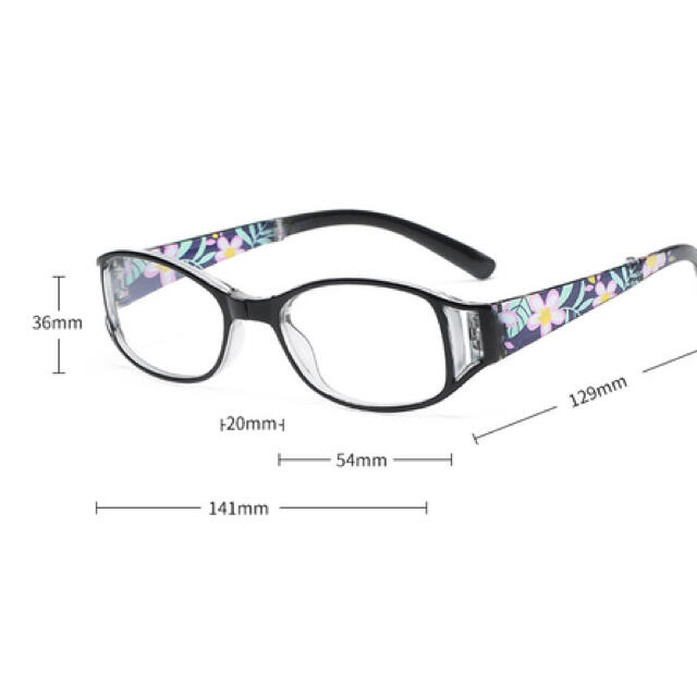 紫、赤【新品】老眼鏡 折り畳み レディース 2.0 2.5 レディースのファッション小物(サングラス/メガネ)の商品写真