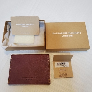 【新品】KATHARINE HAMNETT カードケース(名刺入れ/定期入れ)