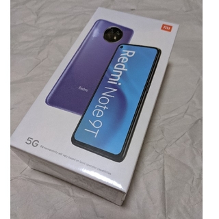 ソフトバンク(Softbank)のXiaomi Redmi Note 9T SIMロック解除済み 新品未開封品(スマートフォン本体)