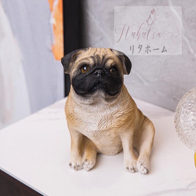ガーデンオーナメント パグ 犬置物 パグ犬 飾り玄関 庭 ガーデン ガーデンオーナメント パグ 犬置物 パグ犬 飾り玄関 庭 ガーデン