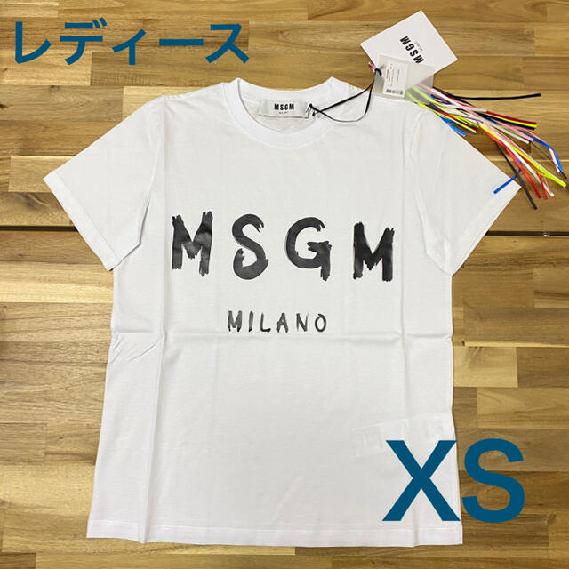 《新品》MSGM(エムエスジーエム)ボックス ロゴ Tシャツ2641 MDM95