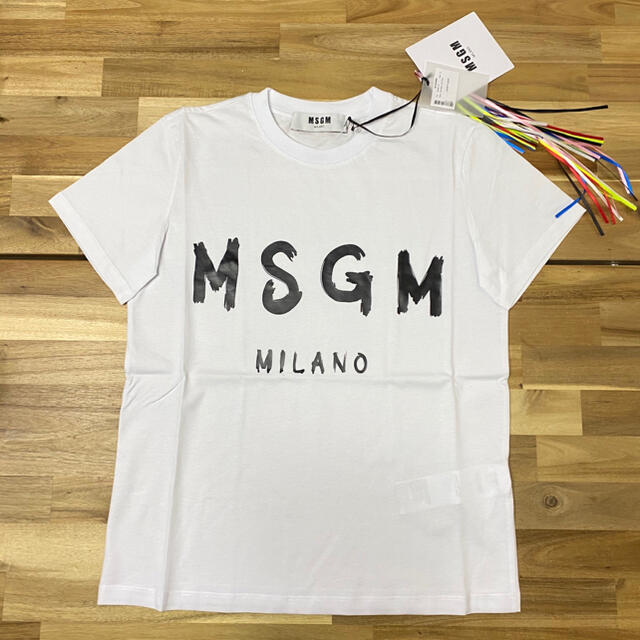 本物 MSGM シルク100 フローラル シースルー 半袖 Tシャツ XS 灰