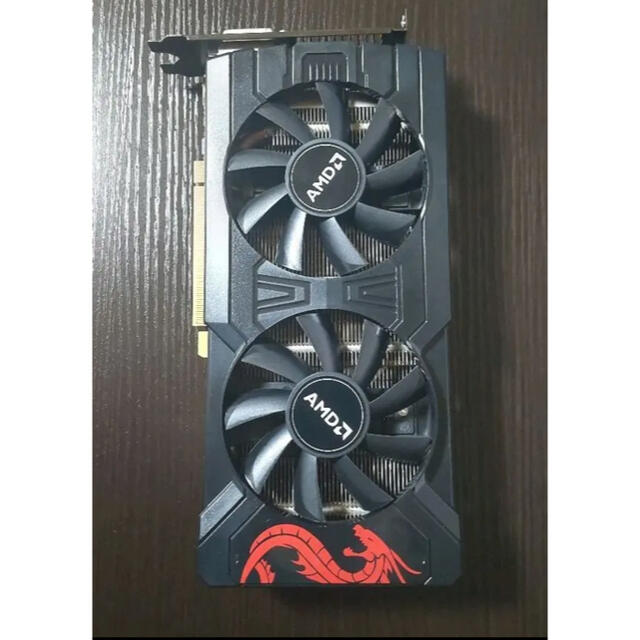 玄人志向シリーズ AMD RX570 4G搭載のビデオカード（ジャンク品）④PCパーツ