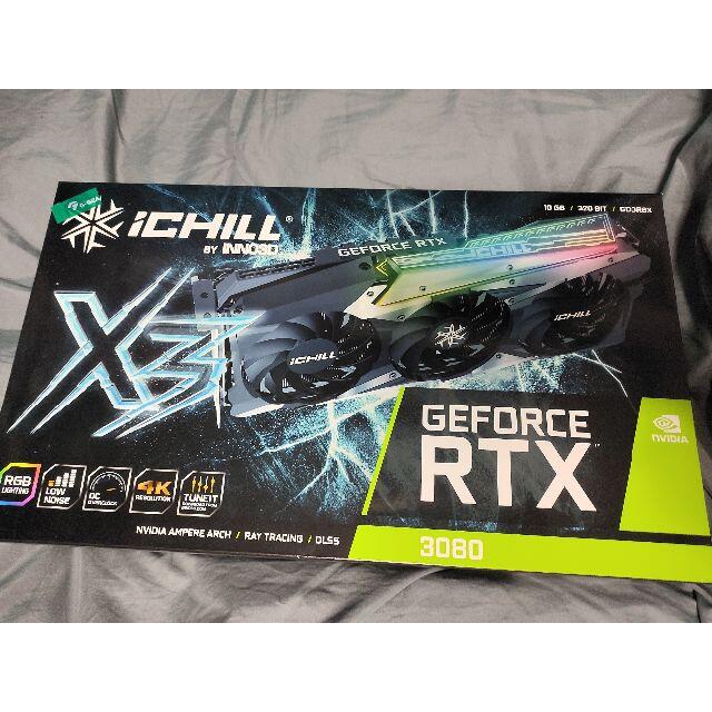 お気に入りの [新品] Inno3D GeForce RTX 3080 iCHILL X3 PCパーツ