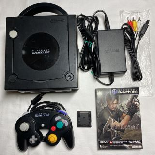 シルバー/レッド 【メンテ清掃済み】GC ゲームキューブ ブラック
