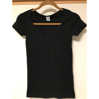 プチバトー(PETIT BATEAU)のプチバトー　petit bateau 黒Tシャツ(Tシャツ(半袖/袖なし))