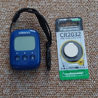 オムロン(OMRON)のオムロン歩数計・リチウム電池付(ウォーキング)