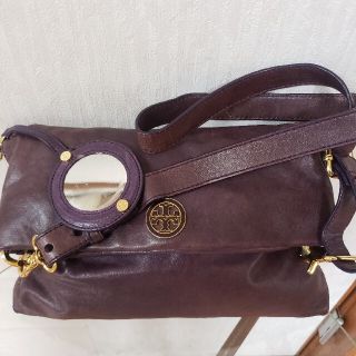 トリーバーチ(Tory Burch)のトリーバーチ　3wayベビーカーフレザーバック　パープル(ショルダーバッグ)