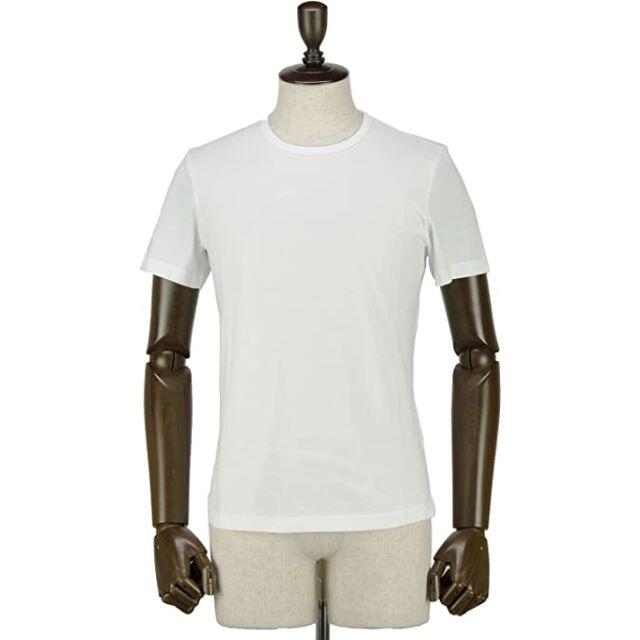 GIRELLI BRUNI(ジレッリブルーニ)の新品 GIRELLI BRUNI Tシャツ ４６ クルーネック カットソー 白 メンズのトップス(Tシャツ/カットソー(半袖/袖なし))の商品写真