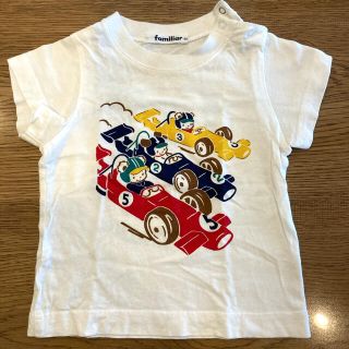 ファミリア(familiar)のファミリアfamiliar車柄Tシャツ80(Ｔシャツ)