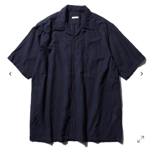 COMOLI(コモリ)のcomoli コモリ ベタシャン 半袖シャツ ネイビー size4 メンズのトップス(シャツ)の商品写真