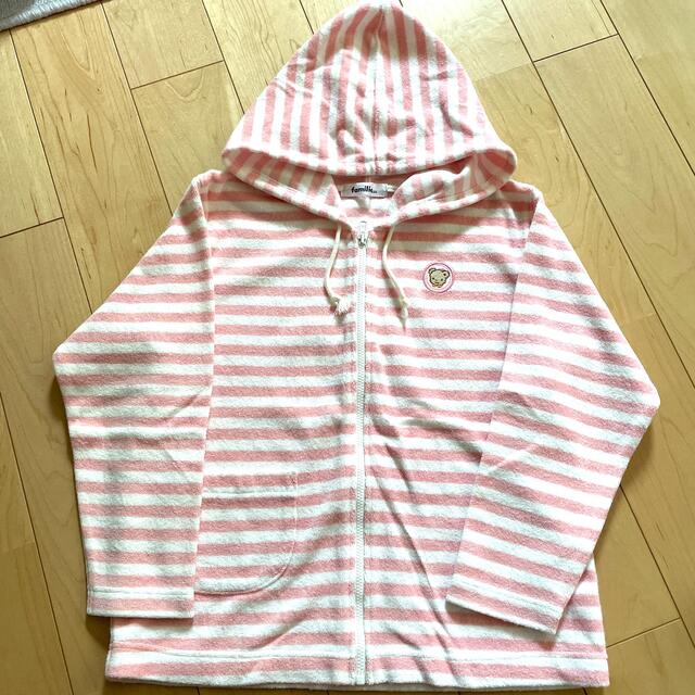 familiar(ファミリア)のfamiliar パイルパーカー　120 キッズ/ベビー/マタニティのキッズ服女の子用(90cm~)(カーディガン)の商品写真