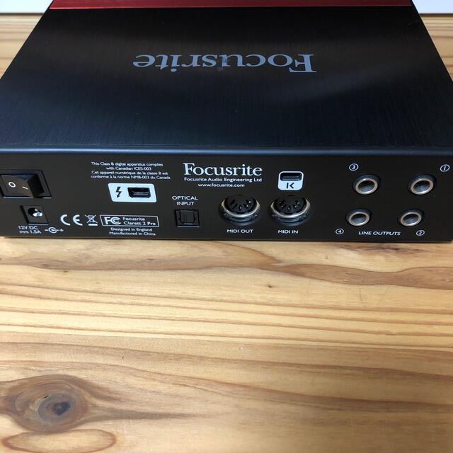 focusrite Clarett 2Pre Thunderbolt2接続 楽器のDTM/DAW(オーディオインターフェイス)の商品写真