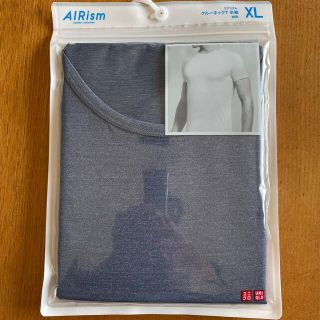 ユニクロ(UNIQLO)の【新品未開封】エアリズム　クルーネック　XL(Tシャツ/カットソー(半袖/袖なし))