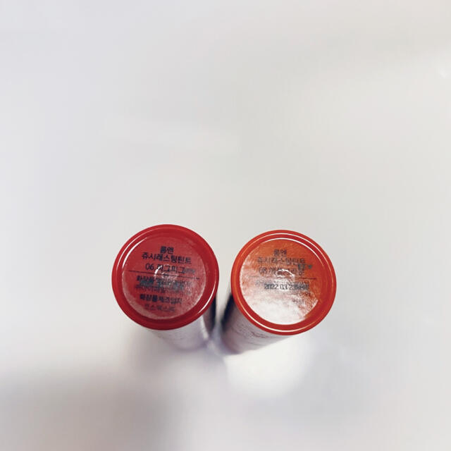 rom&nd JUICY LASTING TINT 2本セット コスメ/美容のベースメイク/化粧品(口紅)の商品写真