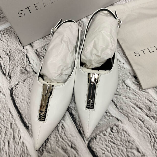 新品★日本完売サイズ★Stella McCartney ジップフラットシューズ