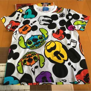 ディズニー(Disney)のディズニー☆スティッチ☆ミッキー☆140(Tシャツ/カットソー)