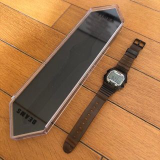 タイメックス(TIMEX)のTIMEX BEAMS 別注 ブラック スケルトン 腕時計(腕時計(デジタル))