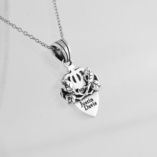 ジャスティンデイビス SPJ380 RAMBLIN ROSE PENDANT