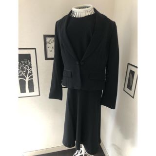 カルヴェン(CARVEN)の高級ブラックフォーマル　カルヴェン★ワンピースジャケットセット★礼服、喪服9号(礼服/喪服)