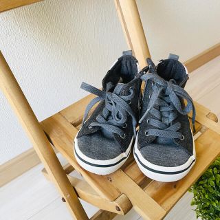 ヴァンズ(VANS)の《値下げ》16cm ハイカットスニーカー　グレー(スニーカー)