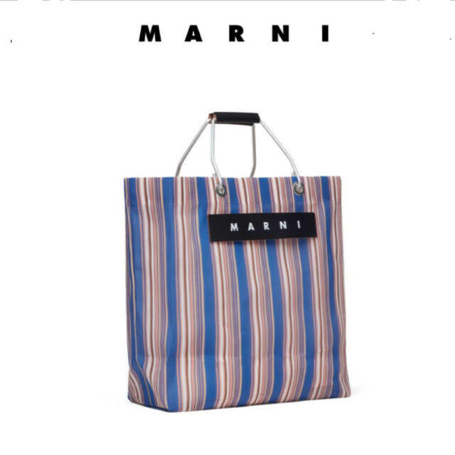 MARNI FLOWER CAFE ストライプバッグ 新品