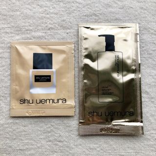 シュウウエムラ(shu uemura)のシュウウエムラ クレンジングオイル+ファンデーション　サンプルセット(サンプル/トライアルキット)