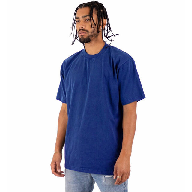 SHAKA WEAR  ブルー Lサイズ GARMENT DYE Tシャツ レディースのトップス(Tシャツ(半袖/袖なし))の商品写真
