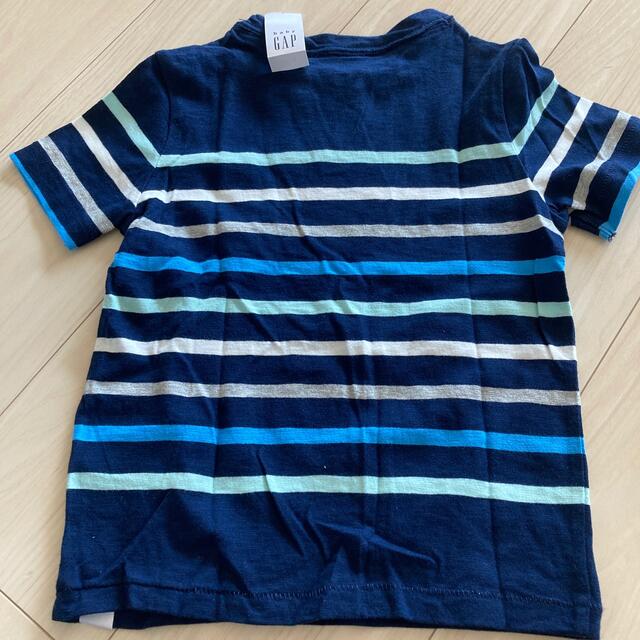 babyGAP(ベビーギャップ)のギャップ　半袖ボーダー　Tシャツ　新品　105 キッズ/ベビー/マタニティのキッズ服男の子用(90cm~)(Tシャツ/カットソー)の商品写真